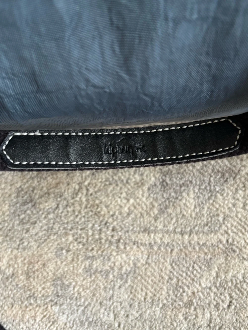 Vintage Kipling blue Duffel bag